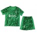 Camiseta Liverpool Alisson Becker #1 Portero Segunda Equipación Replica 2024-25 para niños mangas cortas (+ Pantalones cortos)